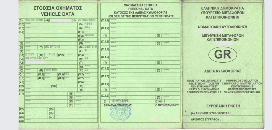 Μεταβιβάσεις Οχημάτων